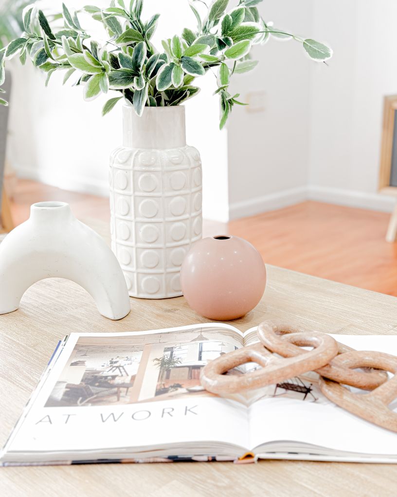 Property styling for a home preparing for sale